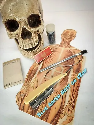 Vintage Embalming Funeral Mortuary Supply Death Mortician Oddities Lot Of Extras • $49