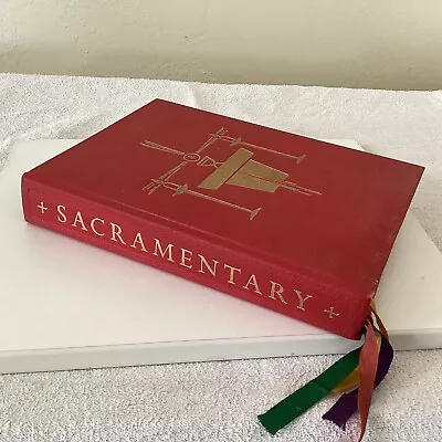 English Latin Sacramentary 1966 Vintage Missal Catholic Book Publishing HC • $35