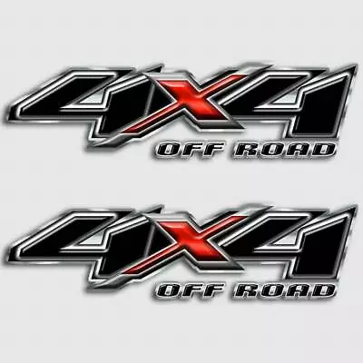 4x4 Black Red Truck Decal Sticker For Silverado Sierra Titan Off Road Autobody • $14.99