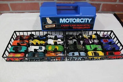  24 Hot Wheels In Matchbox MotorCity 24 Carry Case • $175