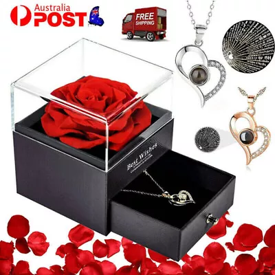 $19.99 • Buy 100 Languages I Love You Necklace Memory Of Love Valentine's Day Gift W/Gift Box