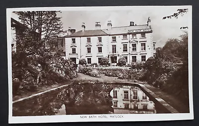 Matlock New Bath Hotel - Derbyshire Postcard • £1.25