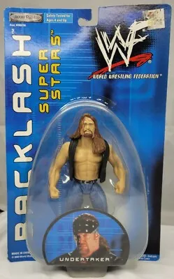 Vintage 2000 Undertaker WWF Backlash Superstars Triple H Wrestling Action Figure • $24.99