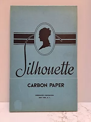 Vintage Silhouette Carbon Paper Typewriter Black 8x13 Unused 100+ Sheets W/Box • $19.99