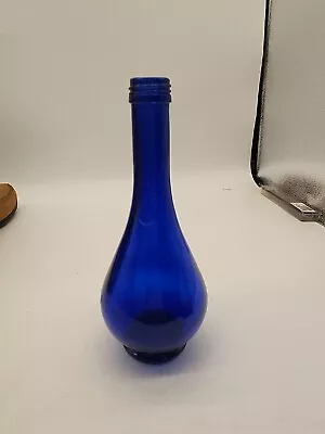 ACQUA DELLA MADONNA Cobalt Blue Teardrop Shaped 8 1/2  Bottle - Made In Italy • $15.61