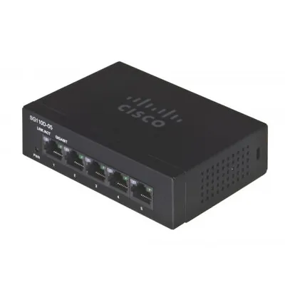 Cisco SG110 5 Port Gigabit Ethernet Switch SG110D-05-AU • $40