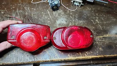 (2) Vintage 60s 70s Honda Tail Lights CL70 CL90 CB77 Cb350 CL450 Cl77 Etc • $79.99