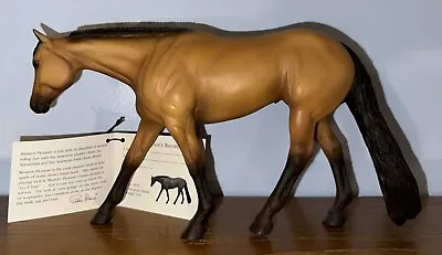 Breyer Peter Stone Horse 9633 Orange Dun Western Pleasure Horse 1998 Hang Tag • $67.44