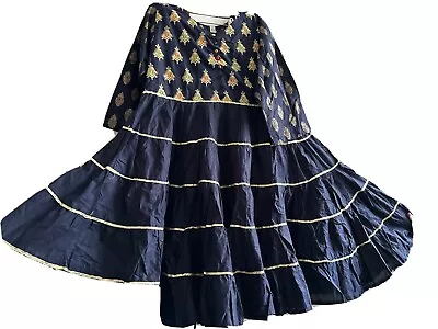 Embroiderd Frock/ Asian Pakistani Indian Clothes/ Girls Frock • £15