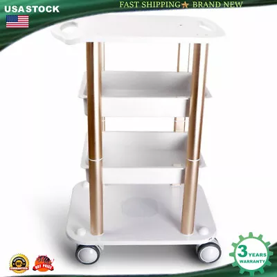 Medical Rolling Cart Mobile Spa Trolley Stand Salon Beauty Machine Storage Cart • $73