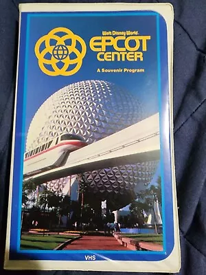 Disney Souvenir Program Epcot Center Vhs Vintage Clamshell Case Rare 1983 • $9.99