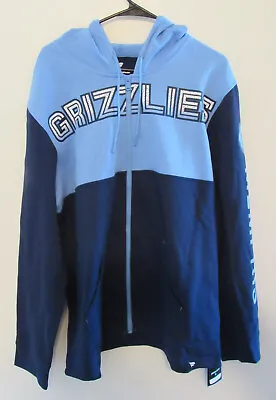 Memphis Grizzlies Hoodie Men's  XL Blue/Light Blue Fanatics Brand Full Zip NWT • $49.99
