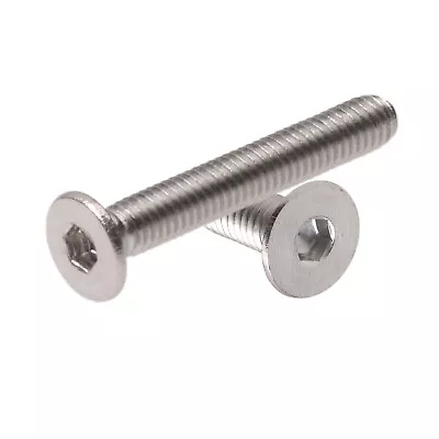 25X M3X20mm Hex Countersunk Screws Bolt Machine Socket Head 304 Stainless Steel • $9.20