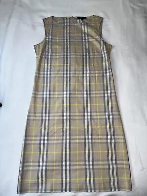 VINTAGE BURBERRY LONDON NOVACHECK SHIFT DRESS (Size XL) • $99.99