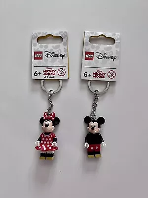 Lego Disney Mickey Mouse 853998 Minnie Mouse 853999 Minifigure Keychain Ring Set • $24.99