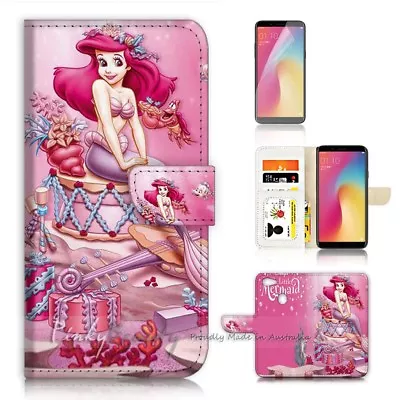 ( For Oppo A73 ) Flip Wallet Case Cover P21593 Mermaid Ariel • $12.99
