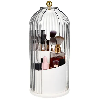 Acrylic Cosmetics Case Makeup Brush Holder Storage Cosmetic Organizer Dustproof • £11.59