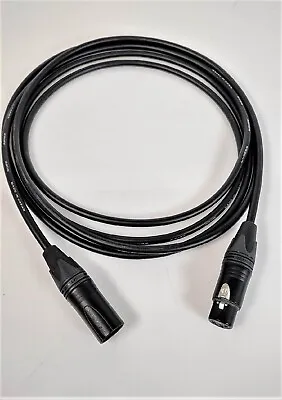 XLR CABLE M-F  Canare Neutrik Gold Connectors 3/6/10/15/20/25/50/75/100 FT • $30.99