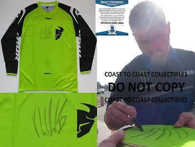 Ryan Villopoto Supercross Motocross Autographed Thor Jersey Exact Proof Beckett • $299.99