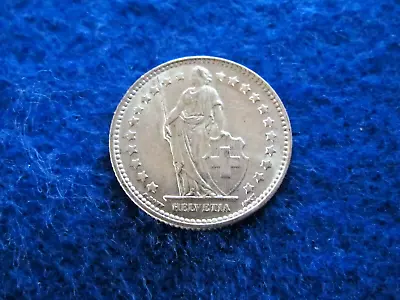 1959 Switzerland Silver 1 Franc - Choice Uncirculated • $7