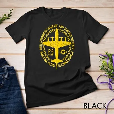 P-3 Orion Anti-Submarine Warfare Naval Patrol Aircraft T-Shirt Unisex T-shirt • $16.99