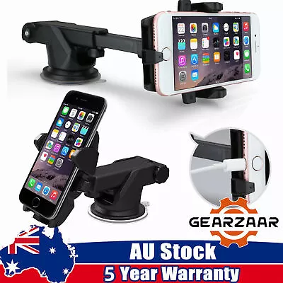 360° 2 IN 1 Car Phone Holder Gravity Dashboard Suction Mount Stand For Universal • $12.49