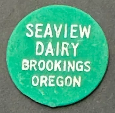 Seaview Dairy Brookings Oregon Good For 1 Quart Milk Trade Token • $7.55