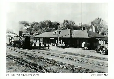 *Missouri Postcard- Missouri Pacific Railroad Depot  *Indepedence-{G308-S2} • $5.88