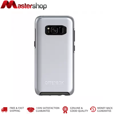 Otterbox IML Symmetry Case For Samsung Galaxy S8 Plus Titanium Silver • $29.95