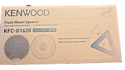 Brand New Kenwood KFC-G1620 2-Way 180W 6.5  Flush Mount Car Coaxial Speaker • $32