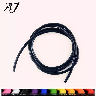 $13 • Buy AJ For 20 Feet 1/8  3mm Fuel Air Silicone Vacuum Hose Line Tube Pipe Black