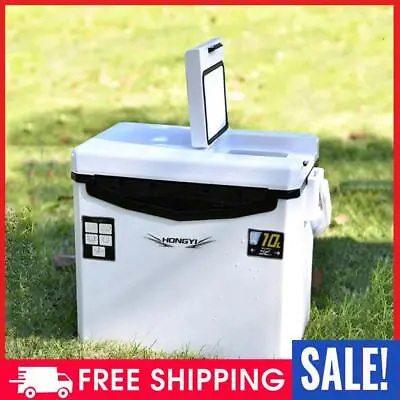 10L Fishing Cooler Box Anti-Collision Fishing Tank Case Safe Outdoor Accessories • $89.97