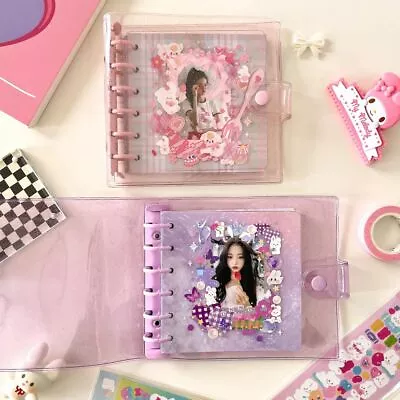 £4.74 • Buy A7 Square Loose Leaf Diary Notebook Glitter Journals Agenda Planners PVC Binder