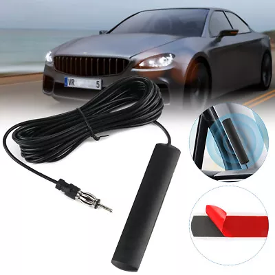 Powerfull Universal Car Hidden Amplified Antenna AM/FM Radio Ariel 12V Electroni • £4.30