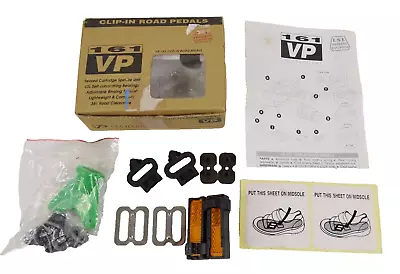 VP Components 161 Clip-In Road Pedals ACCESSORIES ONLY Reflectors Cleats • $21.59