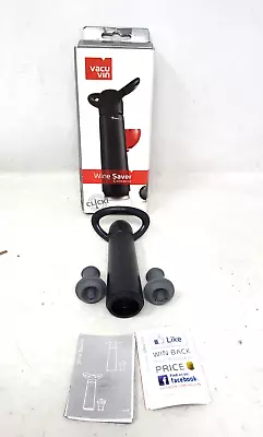 $18.40 • Buy Acu Vin Wine Saver Pump And Wine Preserver With 4 Vacu Vin Wine Stopper Sealers