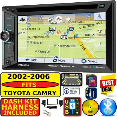 Fits/for 02-06 Toyota Camry Navigation Usb Bluetooth Cd/dvd Car Radio Stereo Pkg • $279.99