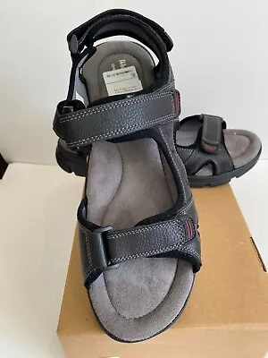 Msrp $60 Weatherproof Vintage Mens Cameron Sandals Black Size 11 M • $23.99