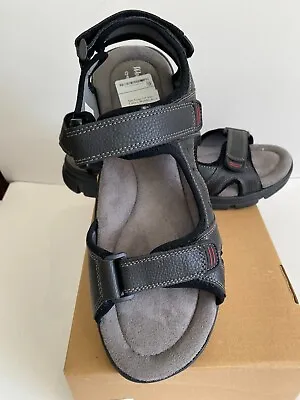 Msrp $60 Weatherproof Vintage Mens Cameron Sandals Black Size 12 M • $23.99