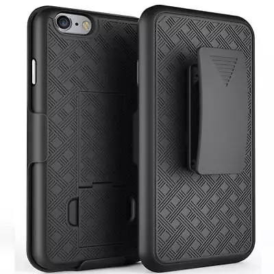For VERIZON IPHONE 7/8 PLUS - DEFENDER SHELL CASE W KICK-STAND BELT CLIP HOLSTER • $13.15