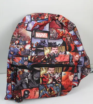 Marvel Backpack Capt America Spiderman Large Adjustable Straps NEW • £15.41