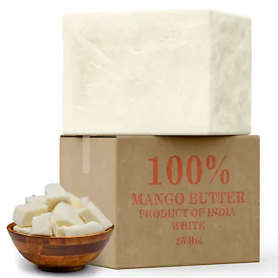 Raw Mango Butter 100% Pure Organic Natural Unrefined For Skin Body Hair Bulk  • $6.45