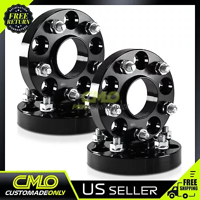 4x Hubcentric Black Wheel Spacers Adapters 5x105 ¦ 12x1.5 ¦ 56.5 Cb ¦ 25mm 1.0  • $98.90