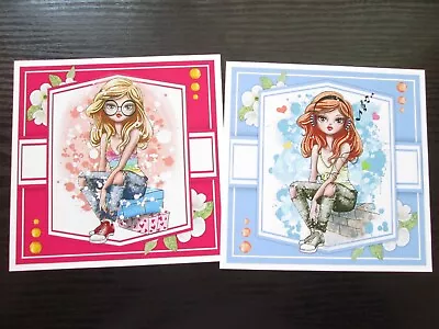 £1.30 • Buy  2 X MODERN BIRTHDAY GIRL Card Toppers & Sentiments