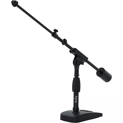 Gator GFW-MIC-0822 Telescoping Boom Mic Stand Desktop & Bass Drum • $49.95