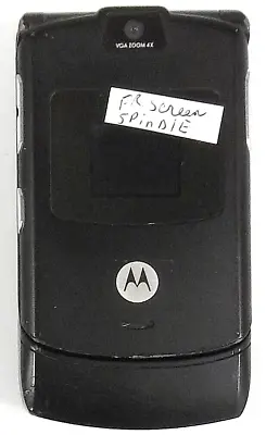 Motorola RAZR V3 - Black And Silver ( AT&T / Cingular ) Flip Phone - READ • $16.99