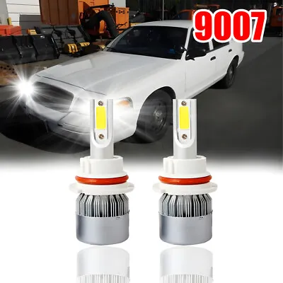For FORD Crown Victoria 1998-2011 9007 HB5 6000K LED Headlight Bulbs Hi/Lo Beam • $13.98