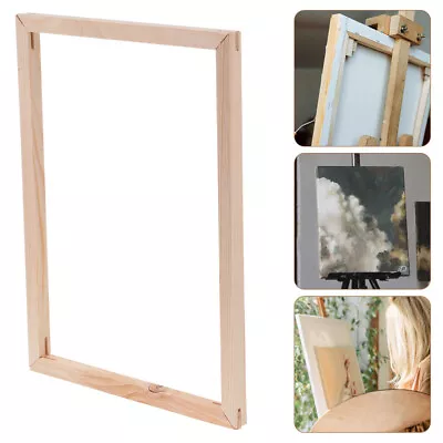 DIY Wood Canvas Frame Kit For Oil Painting (50x40cm)-SK • £11.49