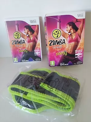 Zumba Fitness With Fitness Belt Excellect Nintendo Wii New You Healthy Workout33 • £4.99