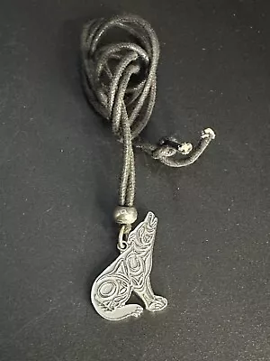 Vintage WOLF Pewter Pacific Northwest Necklace • $25